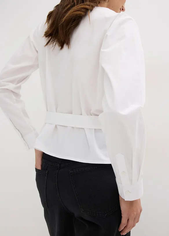 Blus i bomull, bonprix