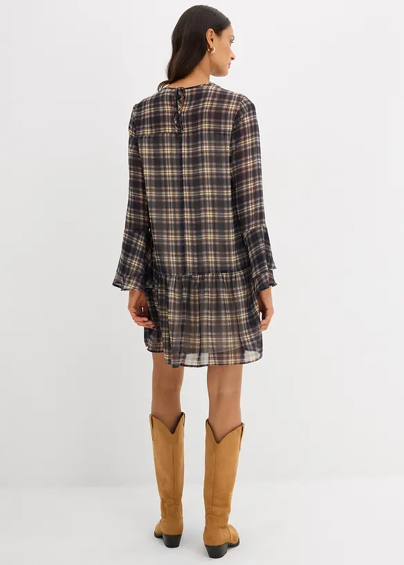 Chiffongkl&auml;nning med volanger, bonprix