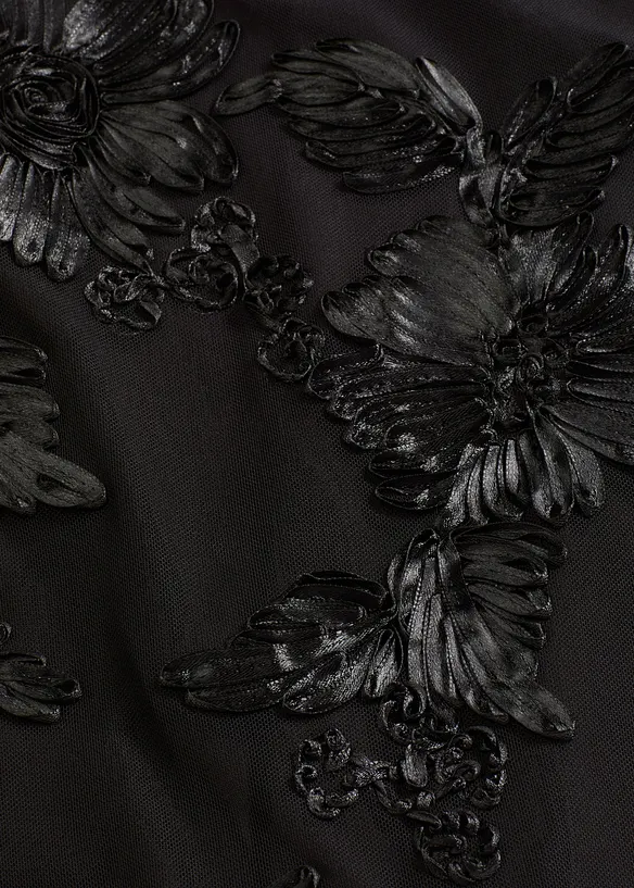 Maxikl&auml;nning med blombroderi, bonprix