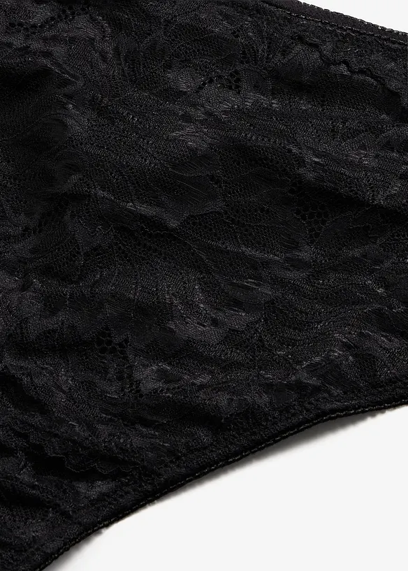 Midjestringtrosa med sirlig spets, bonprix