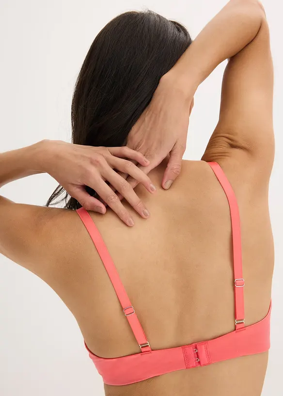 Formpressad BH med blommig spets, bonprix