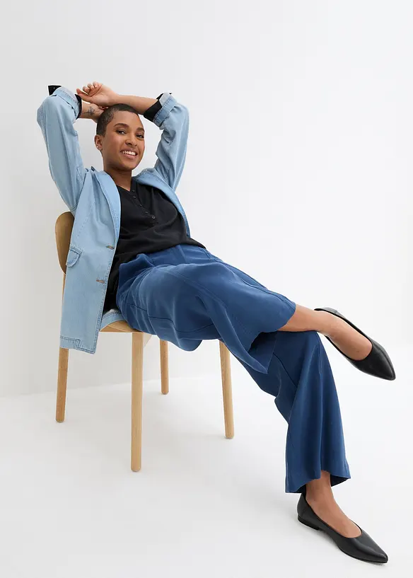 Tunika av mjuk viskos, bonprix