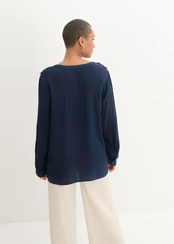 Tunika av mjuk viskos, bonprix