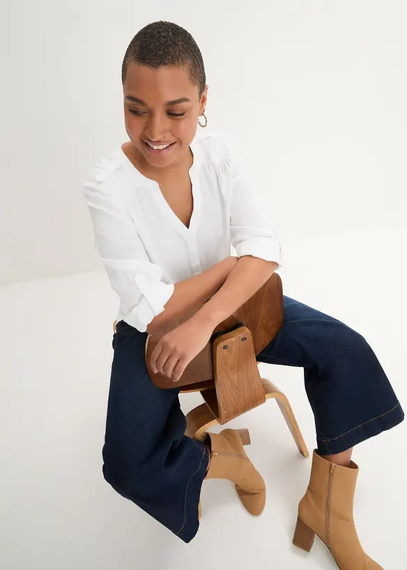 Tunika av mjuk viskos, bonprix