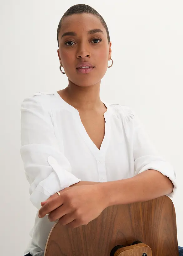 Tunika av mjuk viskos, bonprix