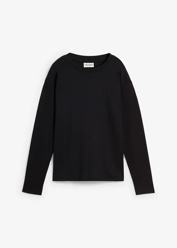 L&aring;ng&auml;rmad topp av ekologisk bomull i kraftig kvalitet, bonprix