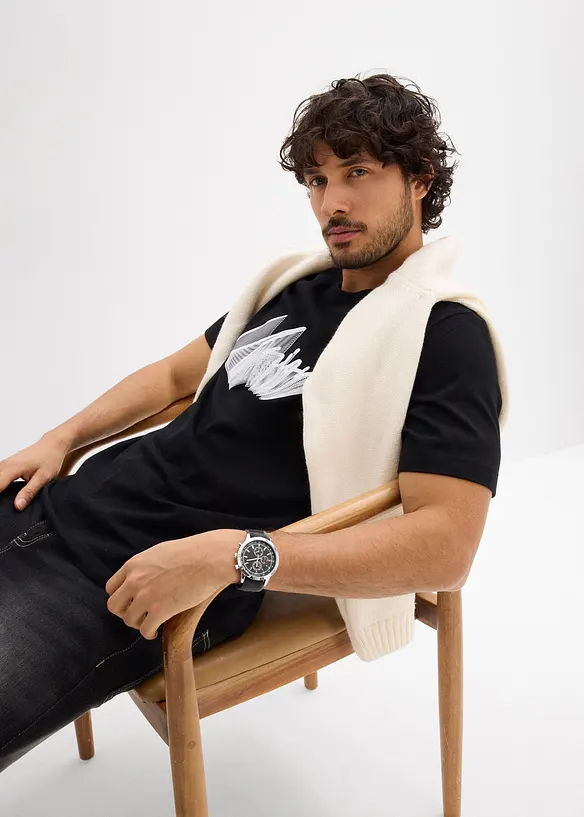 T-shirt med ekologisk bomull, bonprix