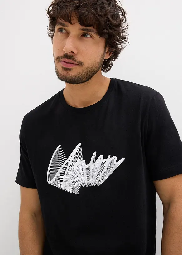 T-shirt med ekologisk bomull, bonprix