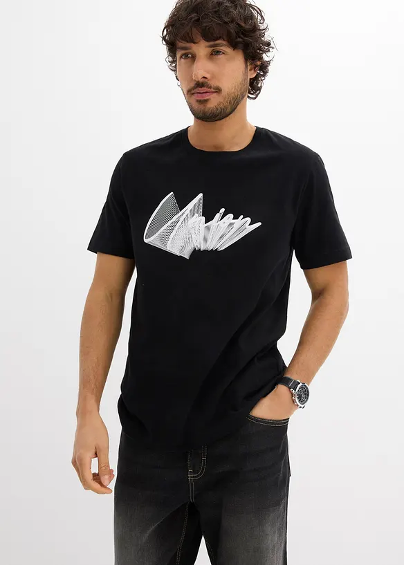 T-shirt med ekologisk bomull, bonprix