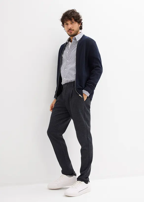 Skjorta i ekologisk bomull, modern passform, bonprix