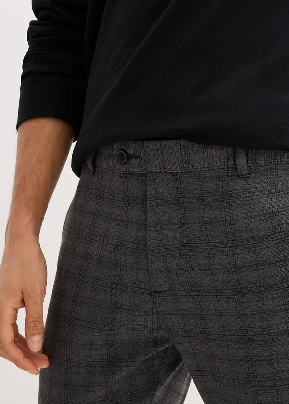 Stretchig kostymbyxa med &aring;tervunnen polyester, bonprix