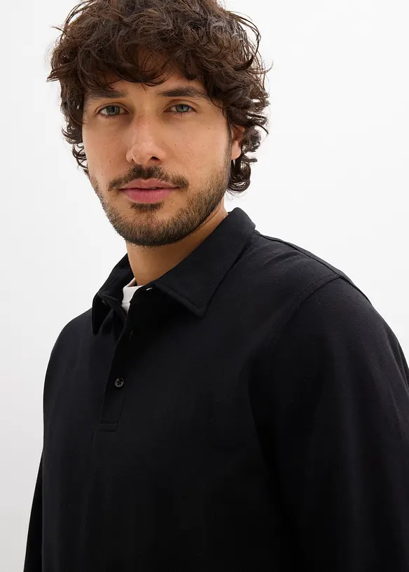 L&aring;ng&auml;rmad pik&eacute;tr&ouml;ja i extra mjuk bomull, smal passform, bonprix