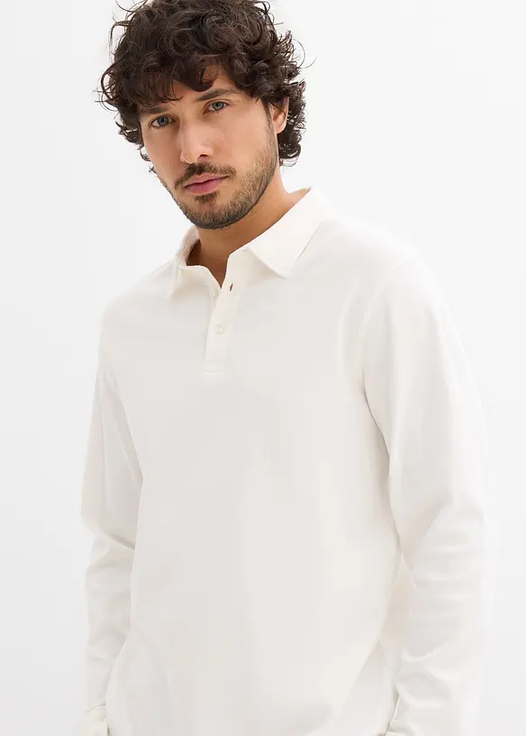 L&aring;ng&auml;rmad pik&eacute;tr&ouml;ja i extra mjuk bomull, normal passform, bonprix