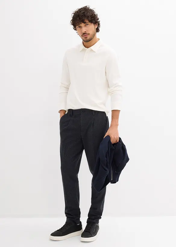 L&aring;ng&auml;rmad pik&eacute;tr&ouml;ja i extra mjuk bomull, normal passform, bonprix