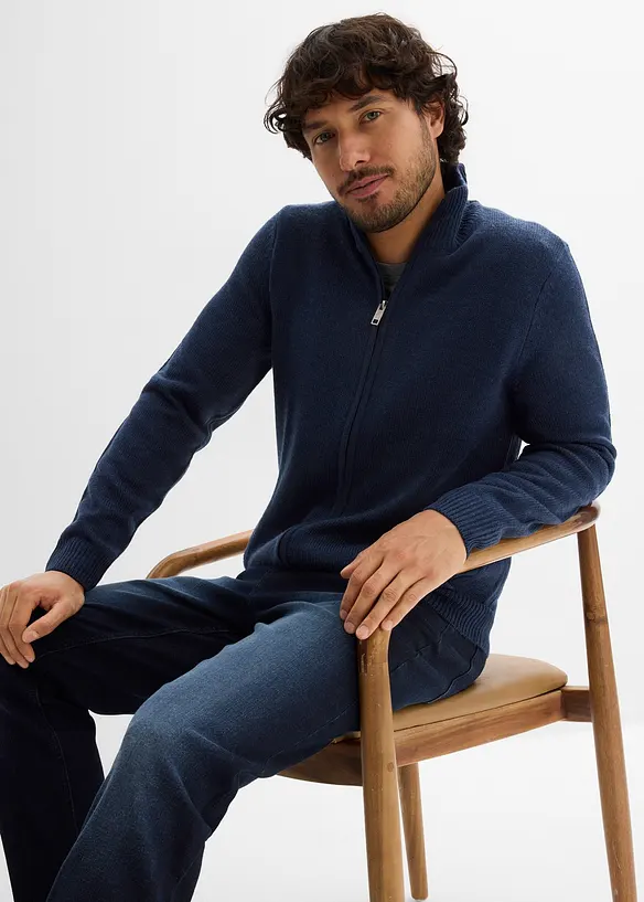 Finstickad cardigan, bonprix