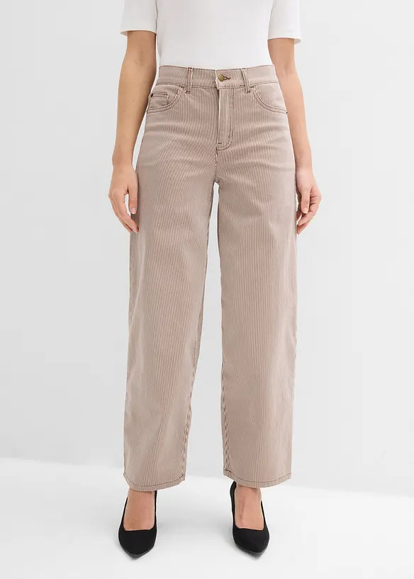 Ballongformad byxa med r&auml;nder, bonprix