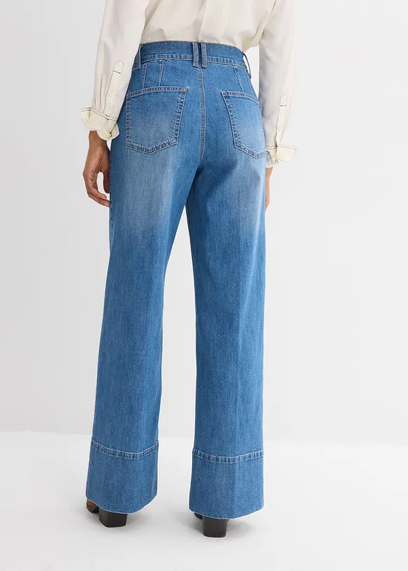 Wide Leg Jeans, High Waist, bonprix