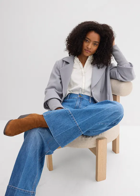 Wide Leg Jeans, High Waist, bonprix