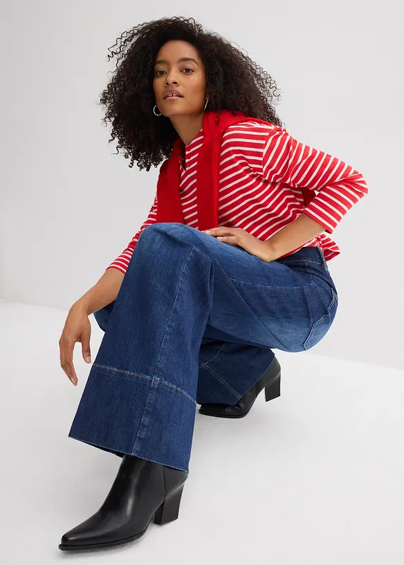 Wide Leg Jeans, High Waist, bonprix