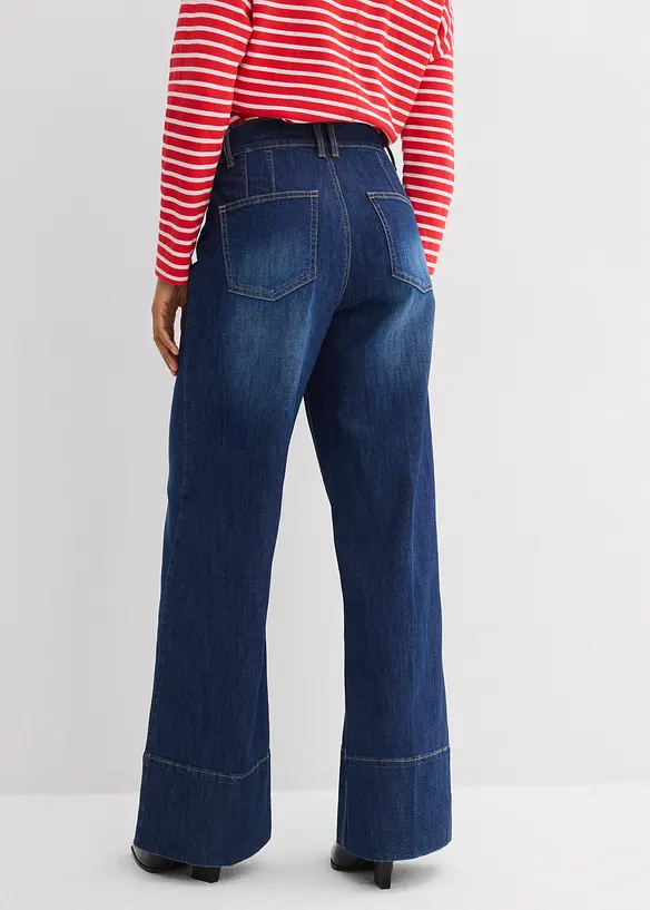Wide Leg Jeans, High Waist, bonprix