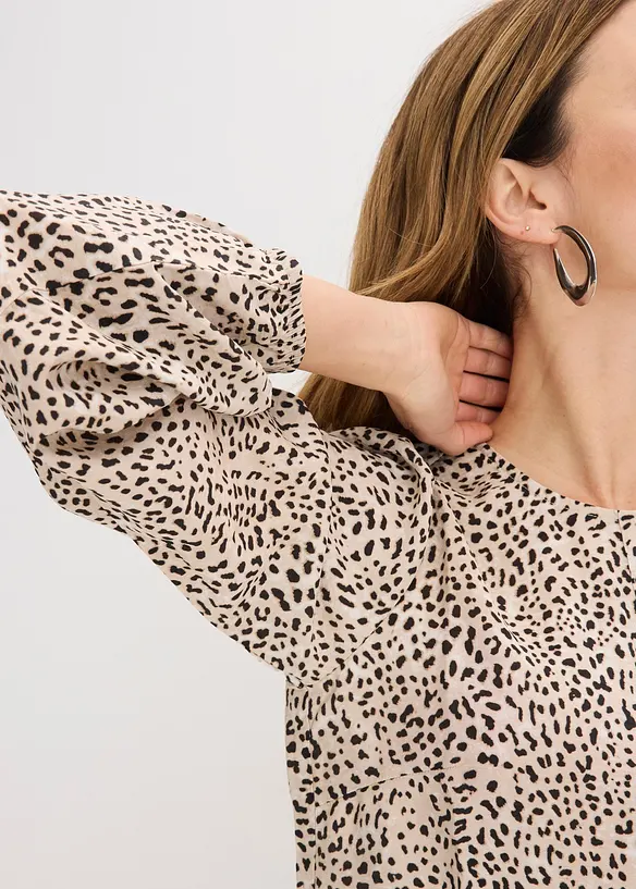 Blus av viskosmix, bonprix