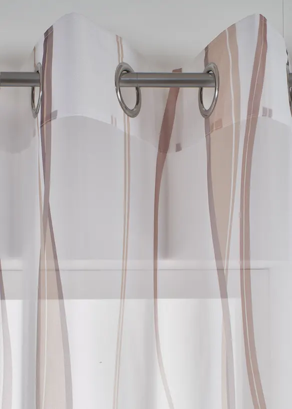 Gardin med v&aring;gm&ouml;nster (1-pack), bonprix