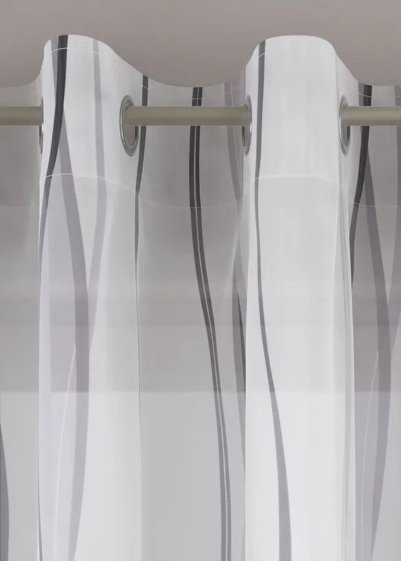 Gardin med v&aring;gm&ouml;nster (1-pack), bonprix