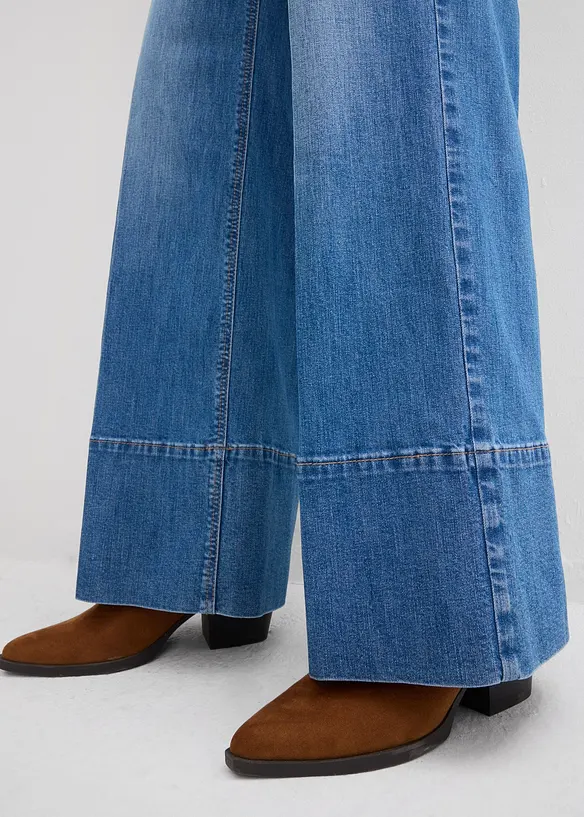 Wide Leg Jeans, High Waist, bonprix