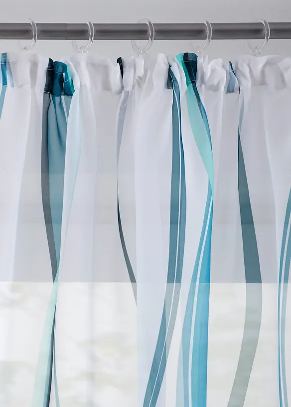 Gardin med v&aring;gm&ouml;nster (1-pack), bonprix