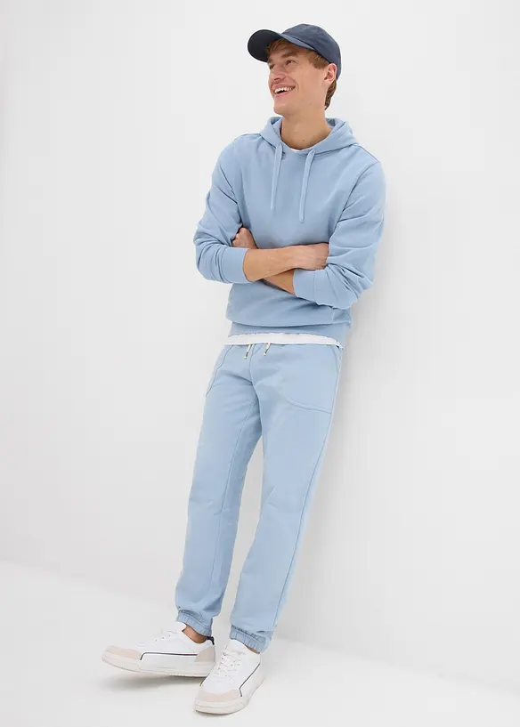 Sweatshirt med huva, normal passform, bonprix