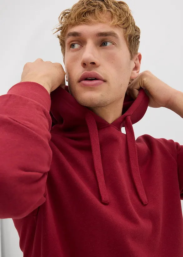Sweatshirt med huva, bonprix