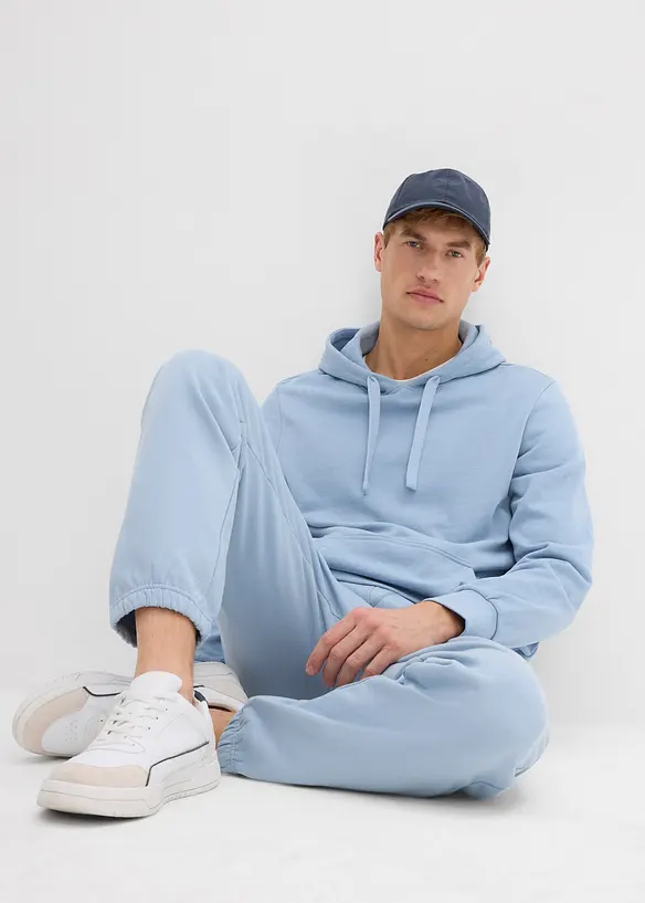 Sweatshirt med huva, normal passform, bonprix