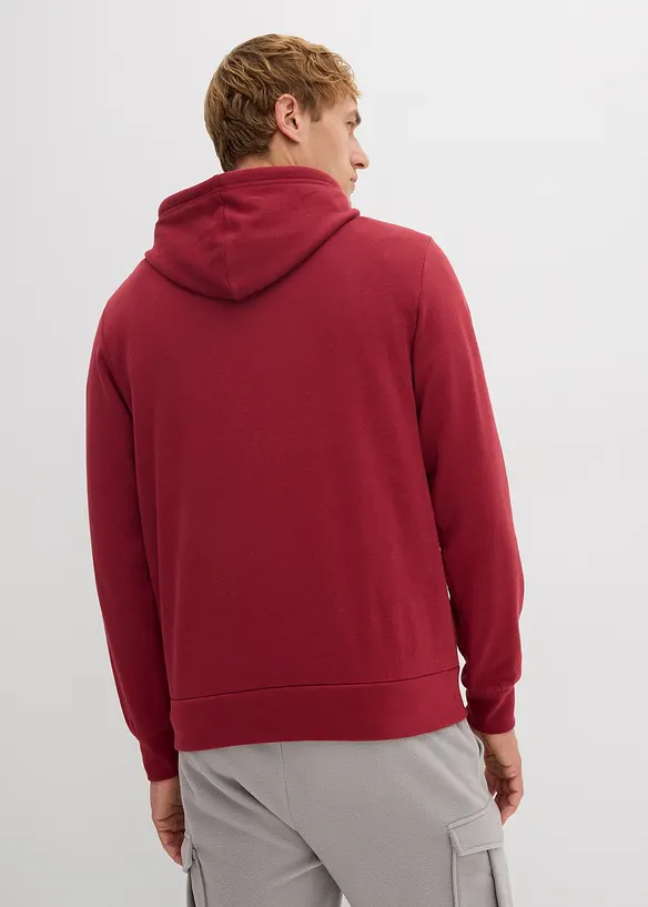 Sweatshirt med huva, bonprix