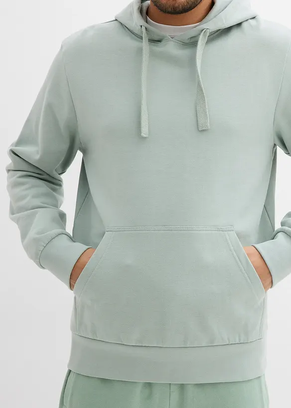 Sweatshirt med huva, bonprix