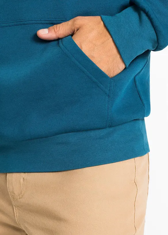 Sweatshirt med huva, bonprix