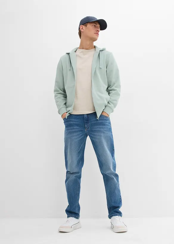 Munkjacka med dragkedja, normal passform, bonprix