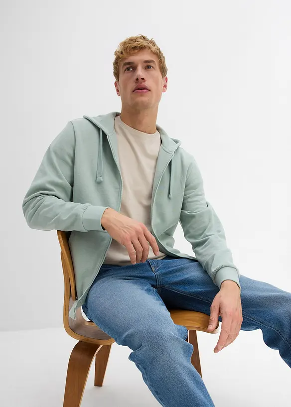 Munkjacka med dragkedja, normal passform, bonprix