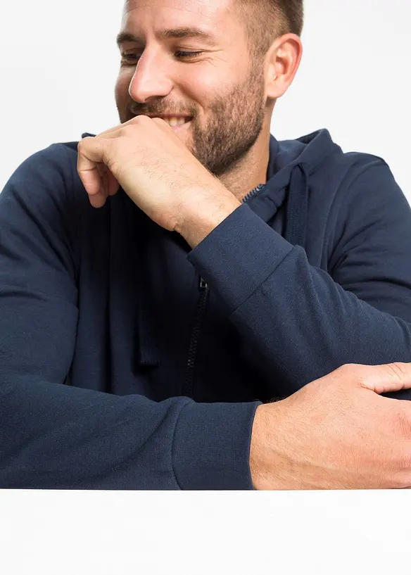 Munkjacka med dragkedja, bonprix