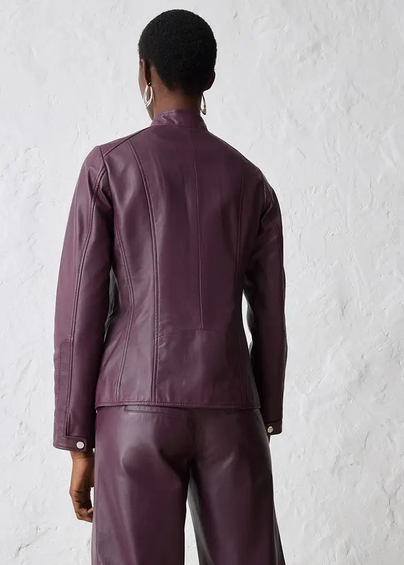 Skinnjacka i lammnappa, bonprix