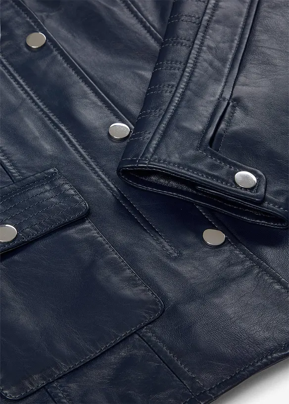 Skinnjacka i lammnappa, bonprix