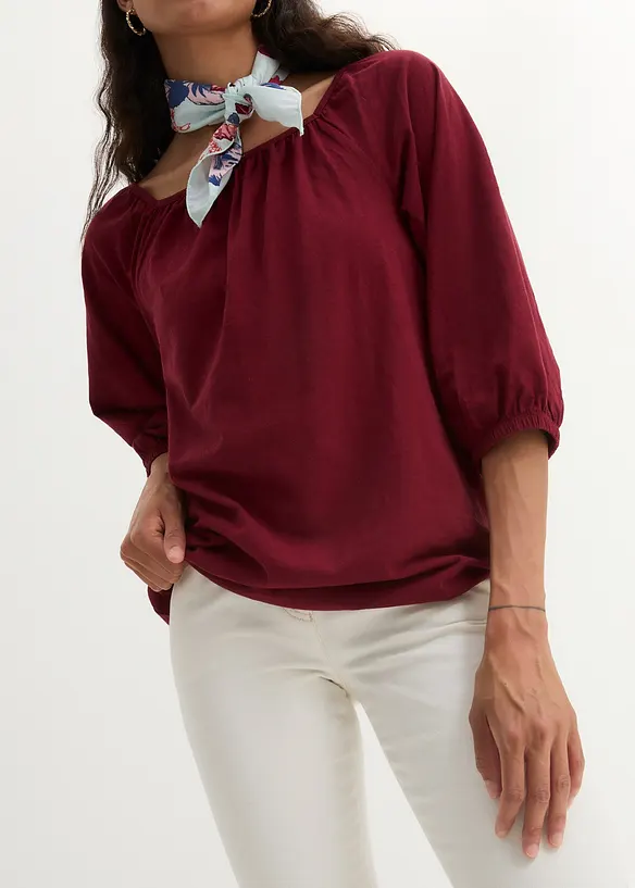 Blustopp av ekologisk bomull, bonprix