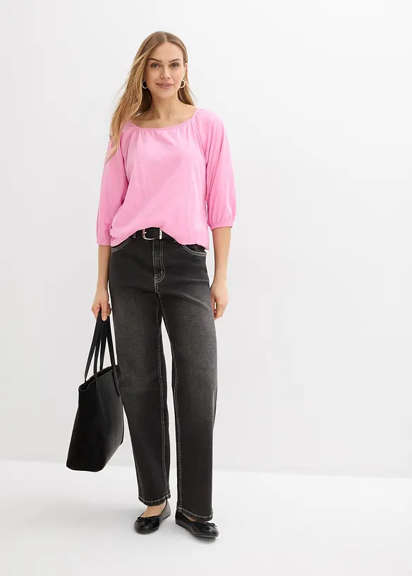 Blustopp av ekologisk bomull, bonprix