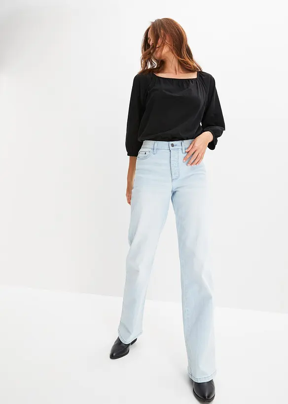 Blustopp av ekologisk bomull, bonprix