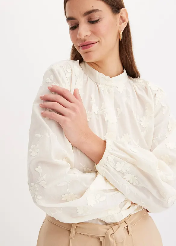 Blustunika i ren bomull, bonprix