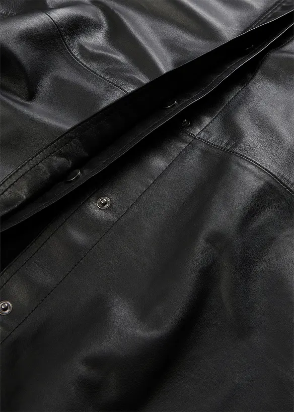 Skinnskjorta i lammnappa, bonprix