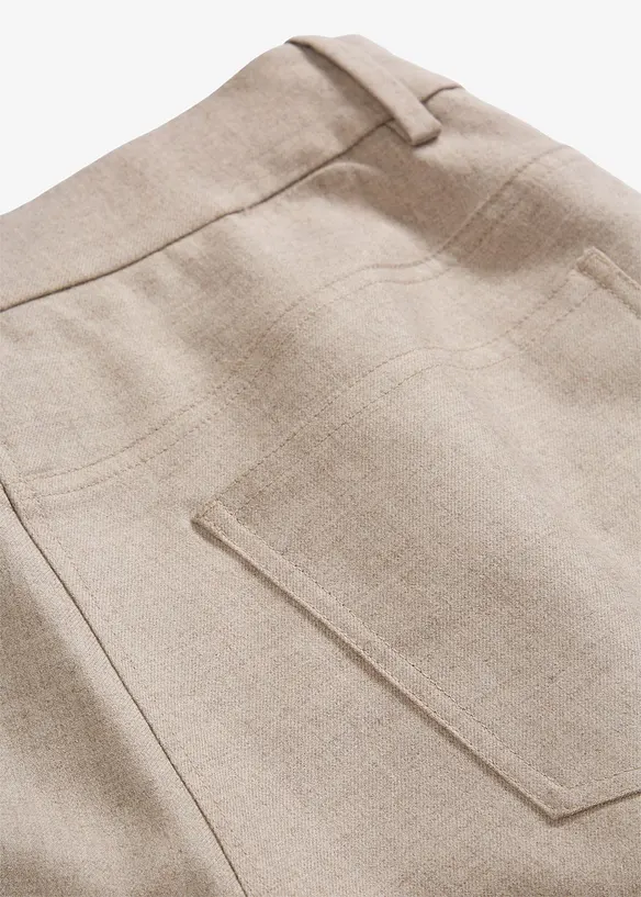 Byxa av ylleblandning i femficksmodell, bonprix