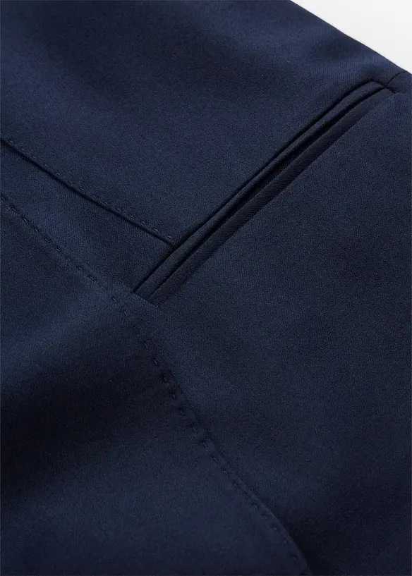 Kavaj utan krage i mjuk ylleblandning, bonprix