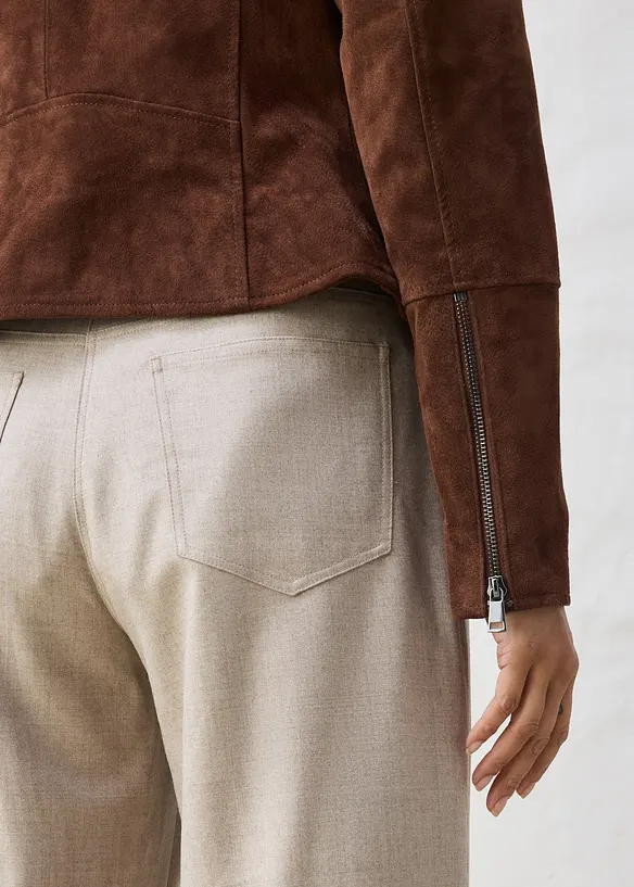 MC-jacka i mockaskinn, bonprix