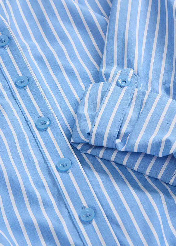 Skjortblus med sidenandel, bonprix