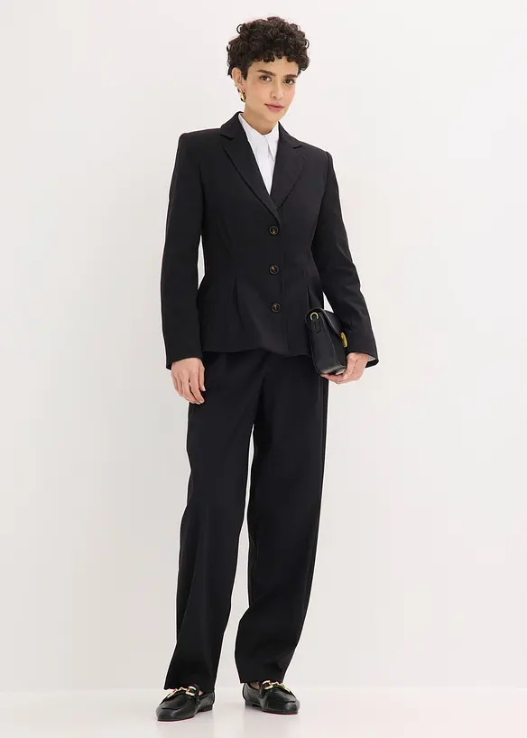 Kavaj med lagda veck, bonprix